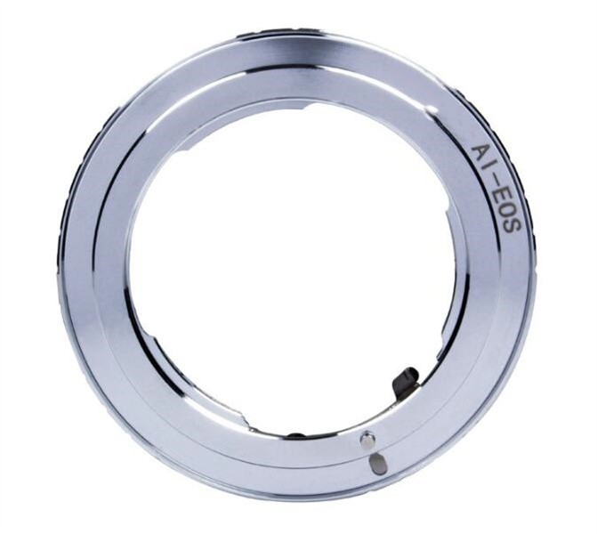 AI-EOS Lens Converter Ring for Nikon F AI Lens to for Canon EOS Mount Cam