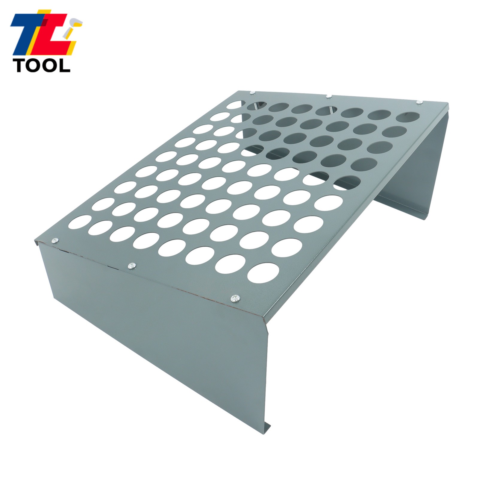72-Slot Collet Stand for 5C Series 18-Gauge Steel Organizer