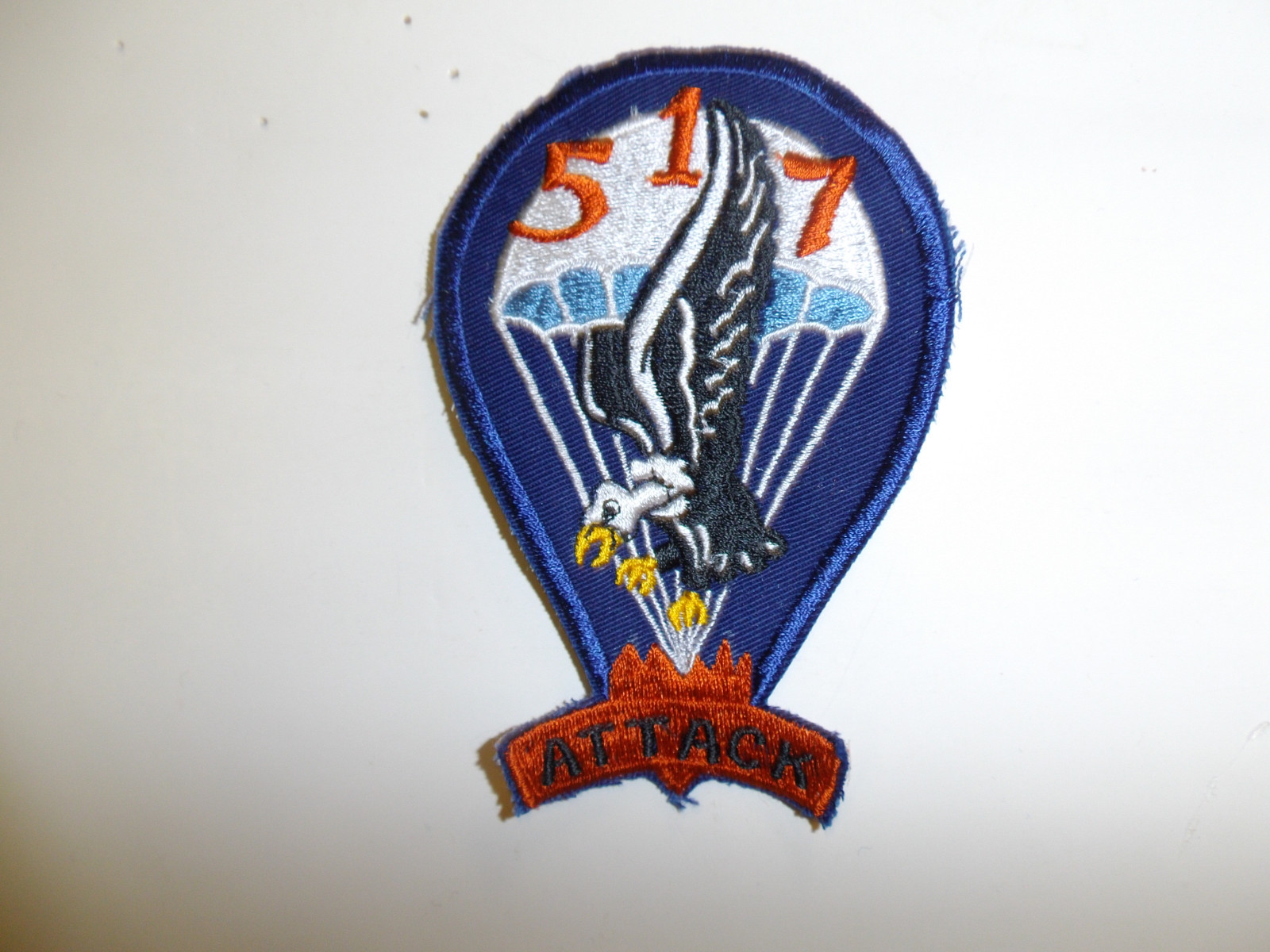 b0484 WW 2 US Army Airborne 517th Parachute Infantry Regiment PIR Attack R3C