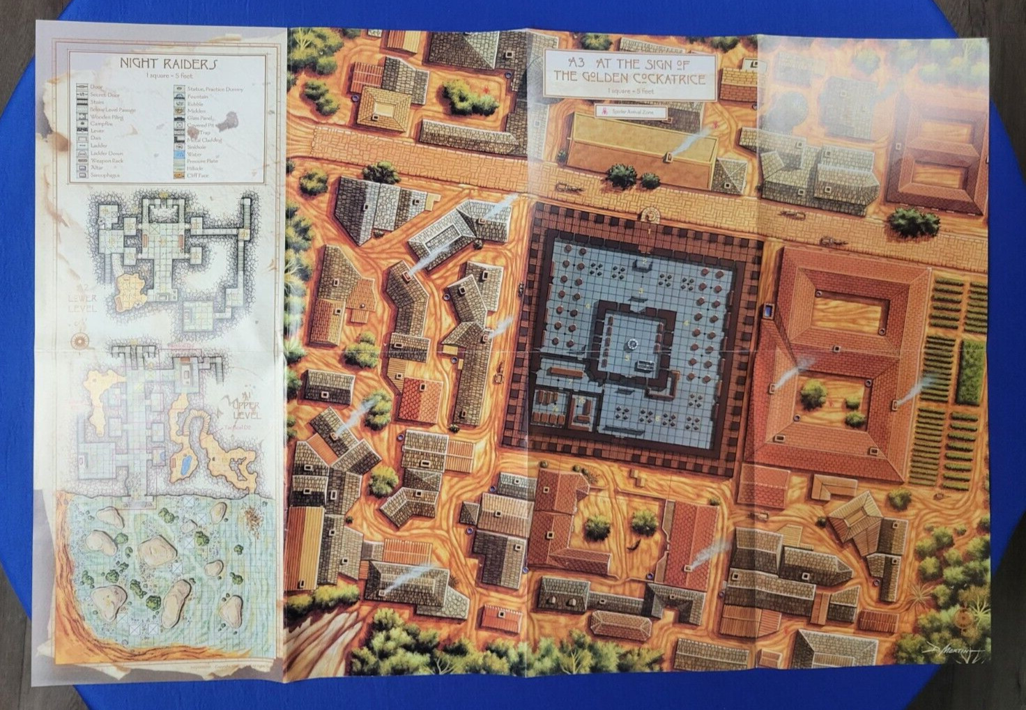 The Rod of Seven Parts Map 1145xxx0701 - AD&D