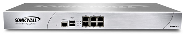 SonicWALL NSA 2400 6-Port RJ-45, 1 Year Warraty