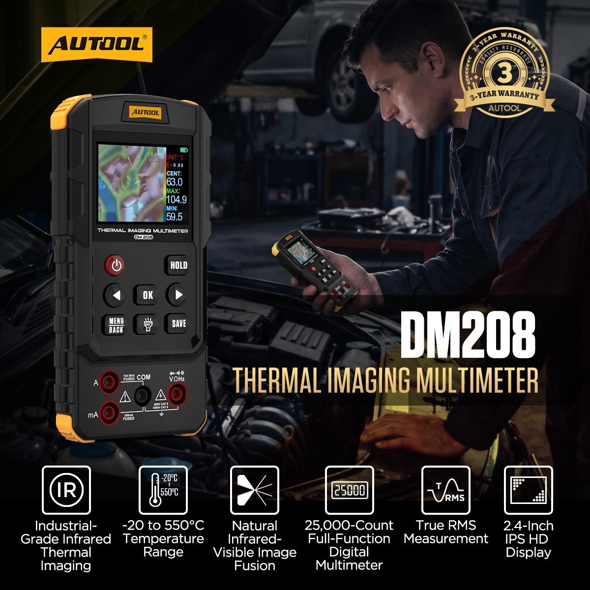 Thermal Imaging Camera Digital Multimeter EPB Electronic Parking Brake Release