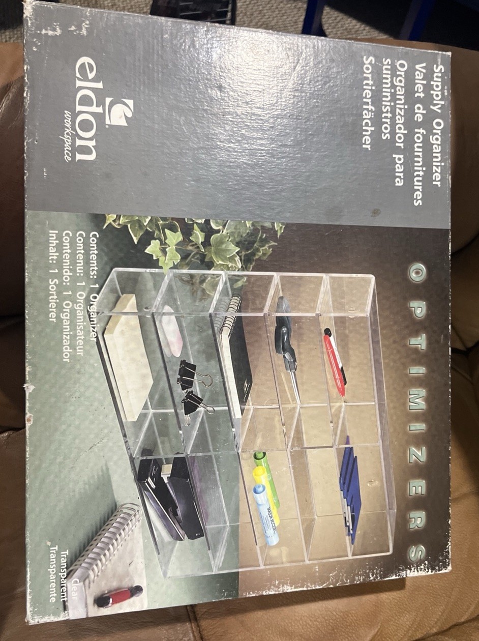 Eldon Workspace Optimizers Supply Organizers Vintage NEW