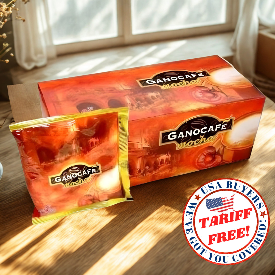 GANOCAFE MOCHA ENRICHED WITH GANODERMA LUCIDUM GANO EXCEL 15 SACHETS NEW