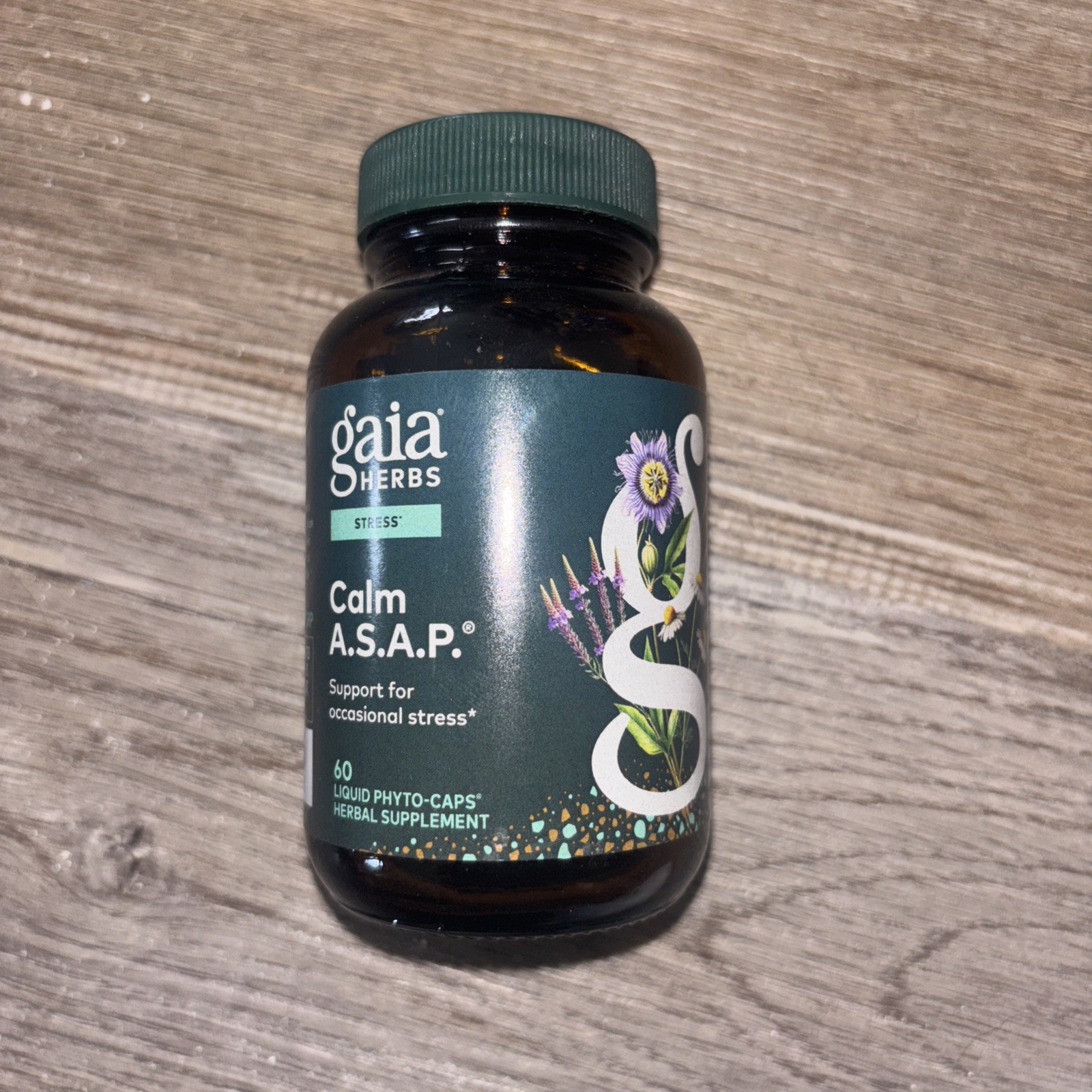 Gaia Herbs Calm A.S.A.P. - Stress Support Supplement with Skullcap,...
