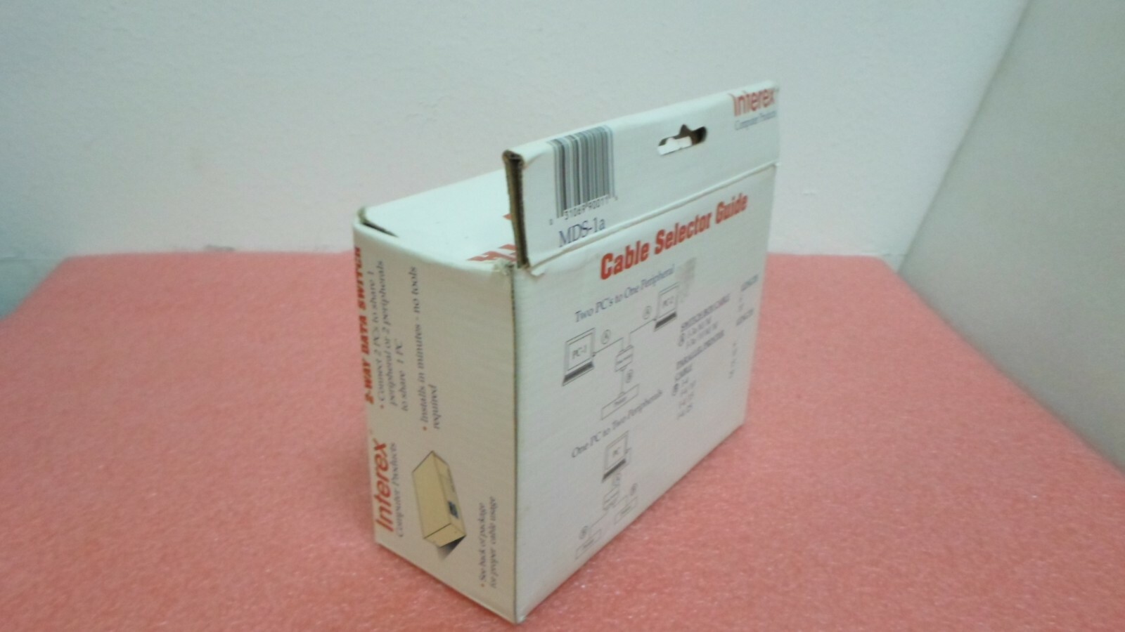 NOB INTEREX MDS-1A EXTERNAL 2 WAY DATA SWITCH