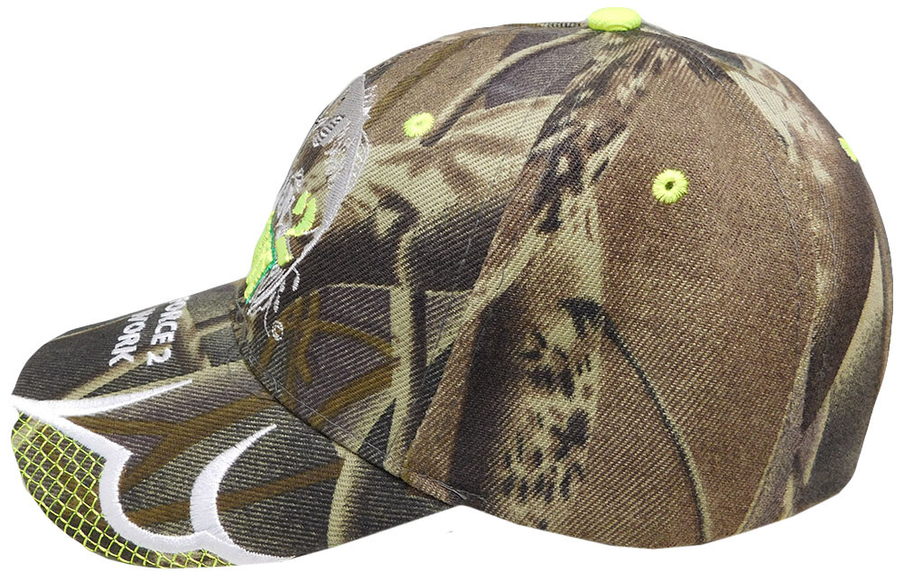 Born 2 ( To ) Fish Forced 2 Work Camouflage Camo Embroidered Cap Hat