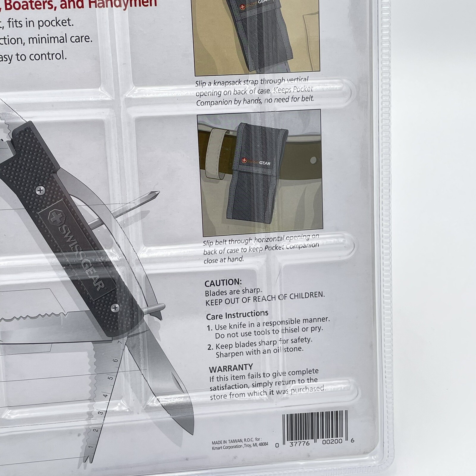 Swissgear 11 Function Knife/Multitool NEW SEALED #175 w carry case