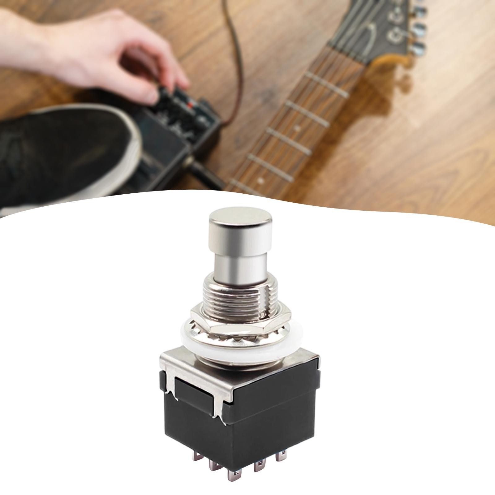 3pdt 9Pin Stompbox Easy Installation Sturdy Compact Space Saving Replacement