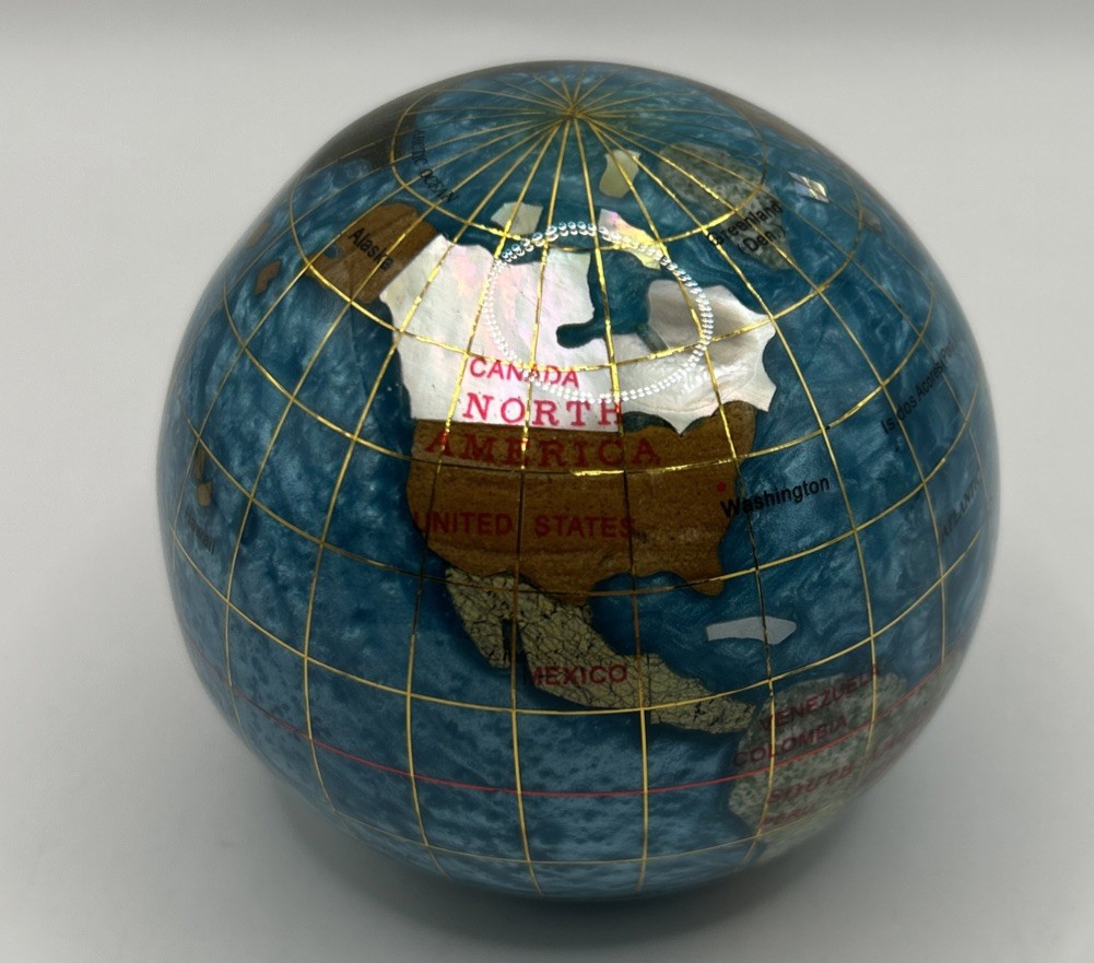 Gemstone Globe Blue