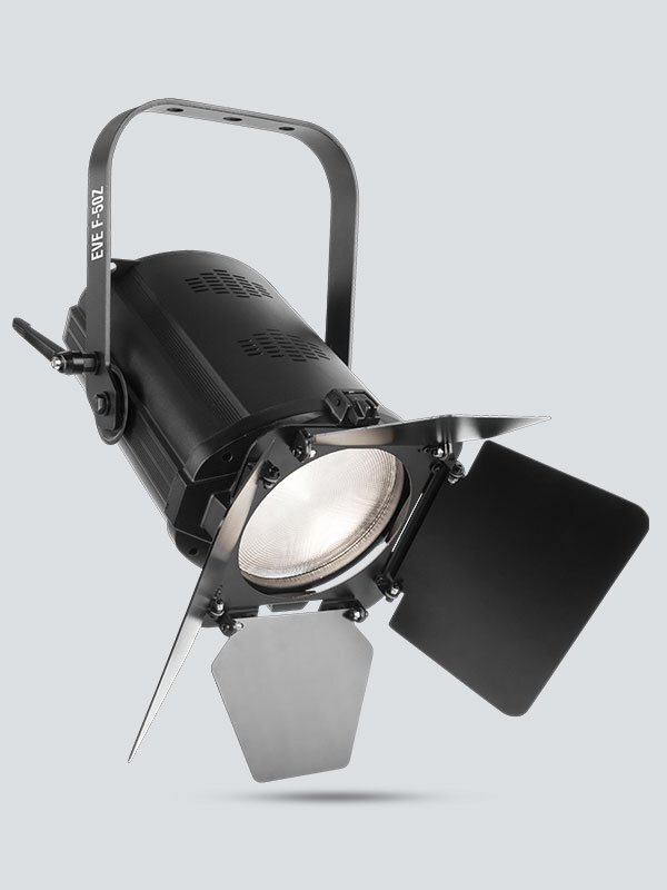 Chauvet DJ EVE F-50Z LED Fresnel DMX Warm White D-Fi Spot Light, w/ Manual Zoom