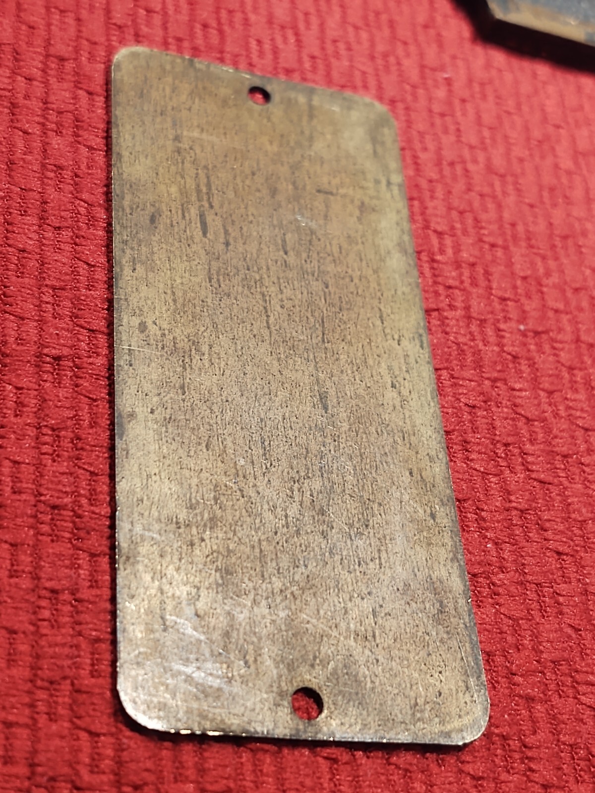 Made by Schaeffer & Budenberg Small-Sized Salesroom Plaque Brooklyn N.Y.