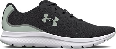 Under Armour Women's UA Charged Impulse 3 Running Shoes Jet Gray/Green/Green - 3