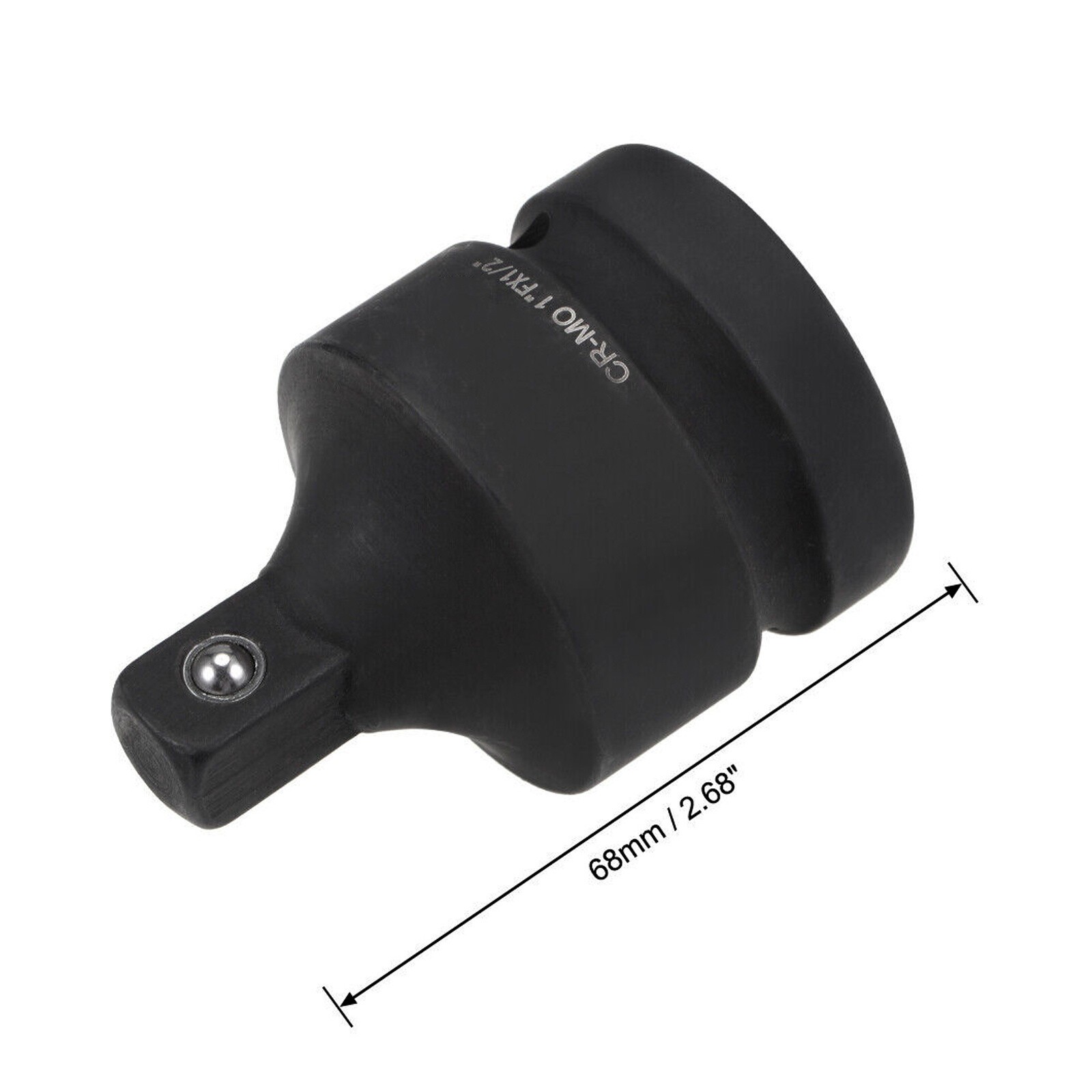 1 Inch x 1/2 Inch Drive Impact Socket Reducer Female to Male Cr-Mo 89T6mx