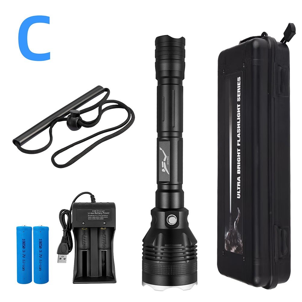 Flashlight Sporting Goods Diving Flashlight Floodlight Long Battery Life