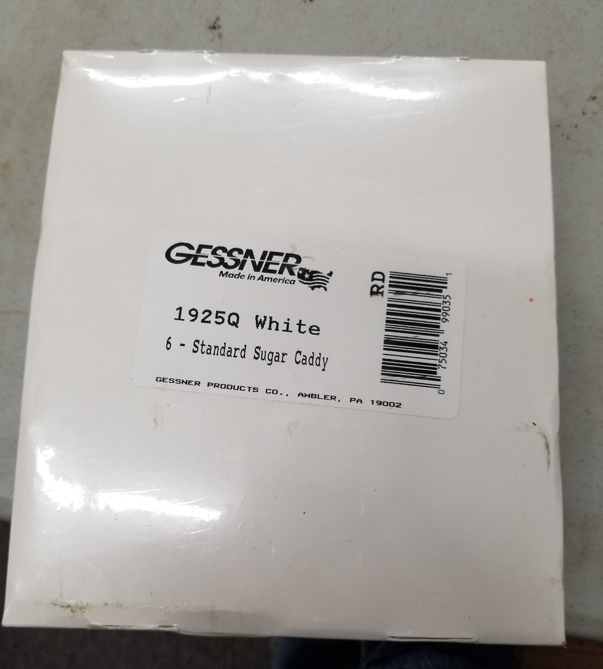 Gessner 6 pack, sugar caddies for Restaurants or bars. (6A)