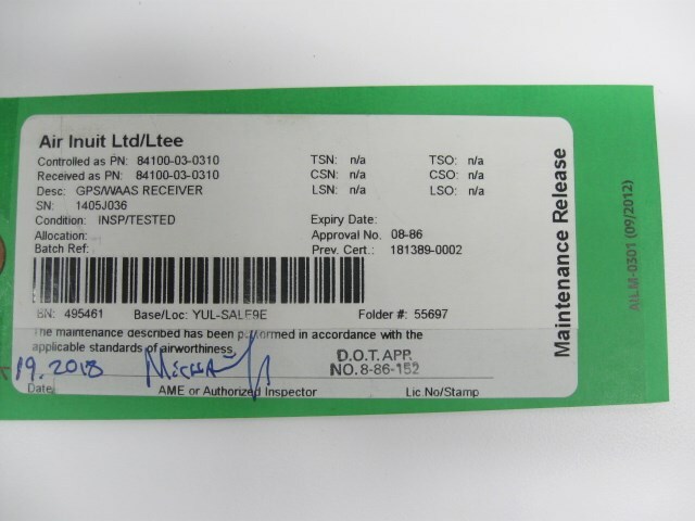 FreeFlight GPS/WAAS 1201 Sensor - PN: 84100-03-0310 - With Maintenance Release