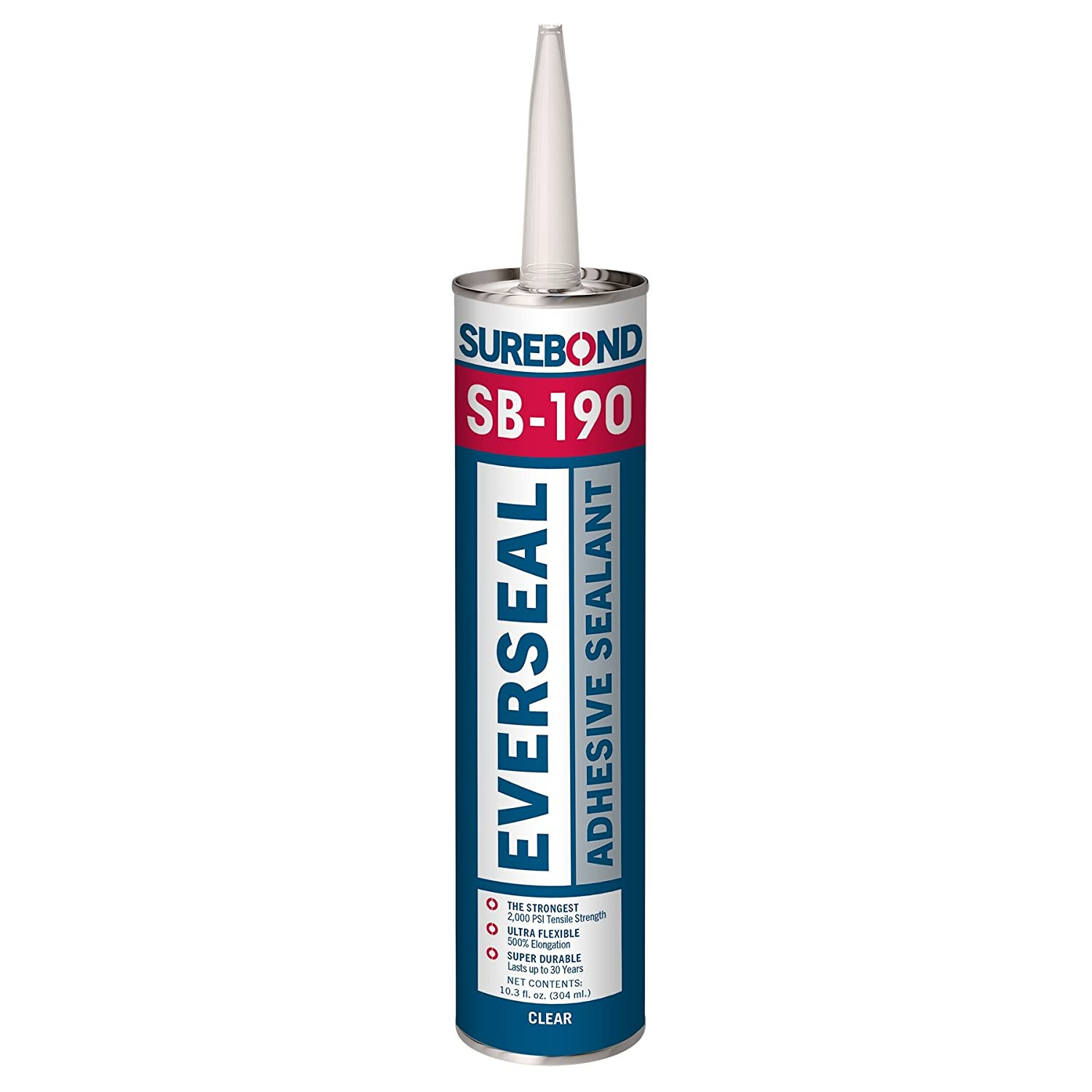 Surebond SB-190 Everseal, Clear, Perfect for SnowGuard Adhesive