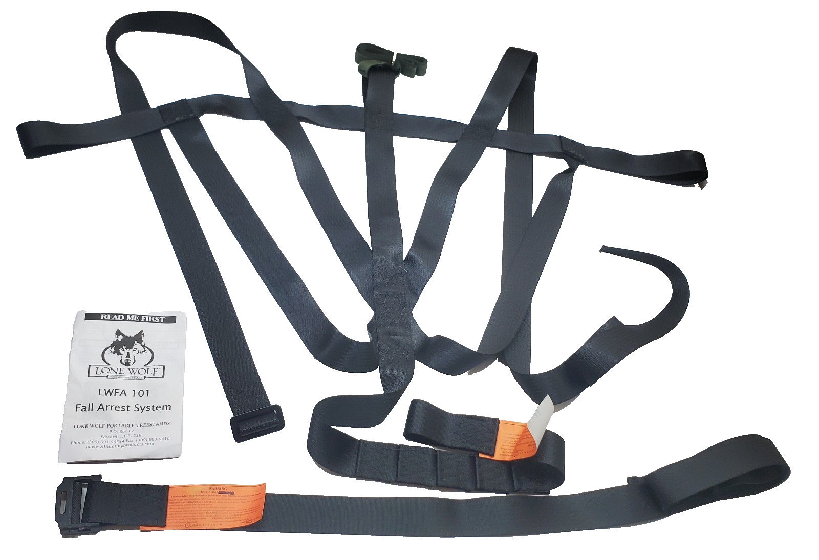 LONE WOLF Portable Treestand LWFA 101 Fall Arrest System Safety Harness NEW!!