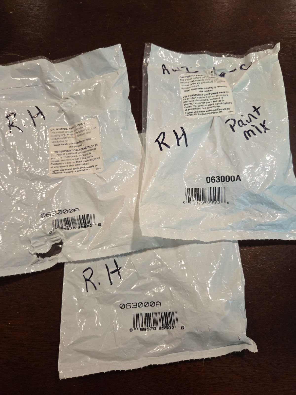3 DELTA 063000A CER-TACK COMMERICAL RH STAINLESS STEEL LOT