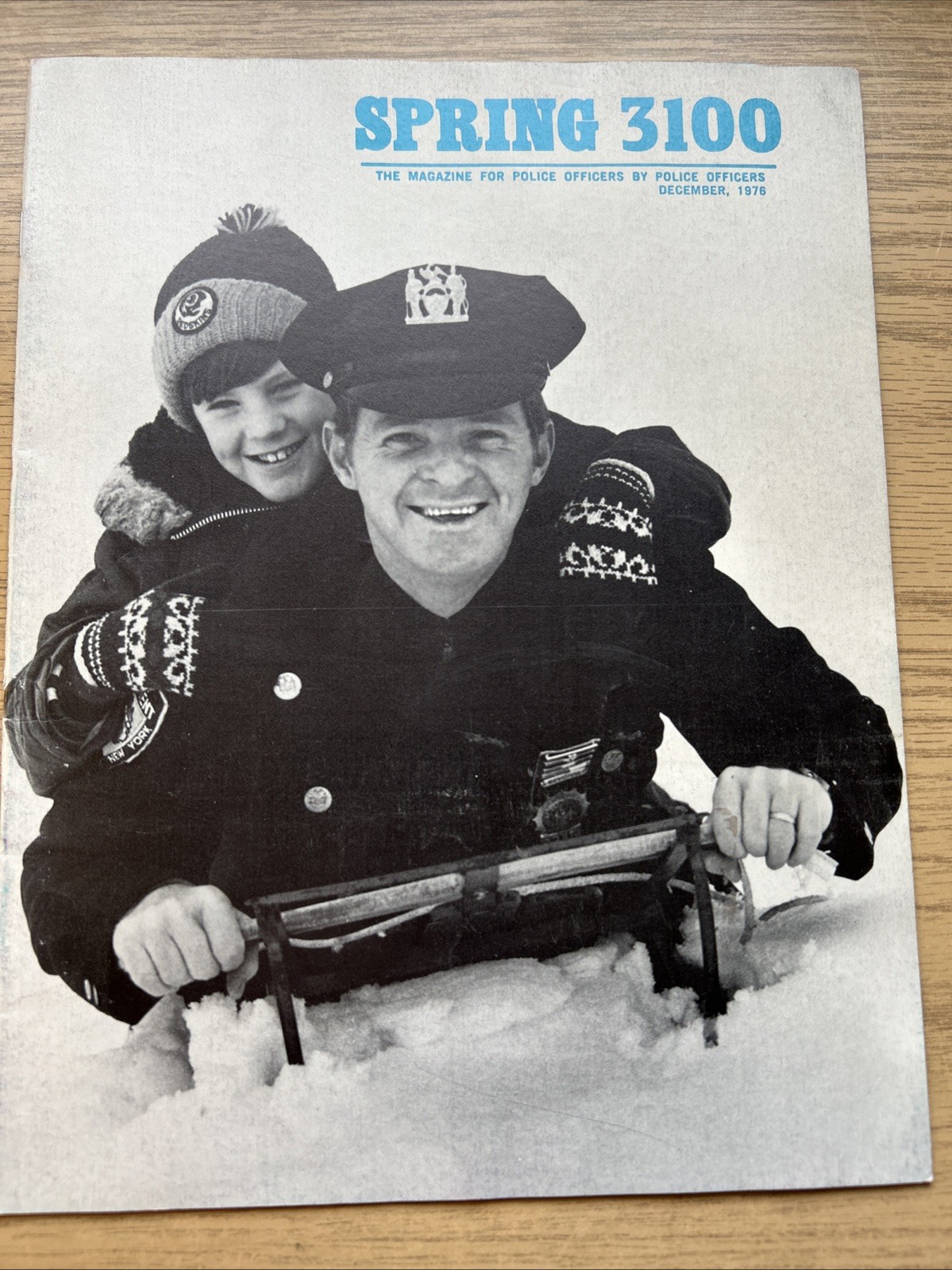 SPRING 3100 NYPD MAGAZINE, DECEMBER 1976, PO'S TAKE CORRECTION OFFICER JOB