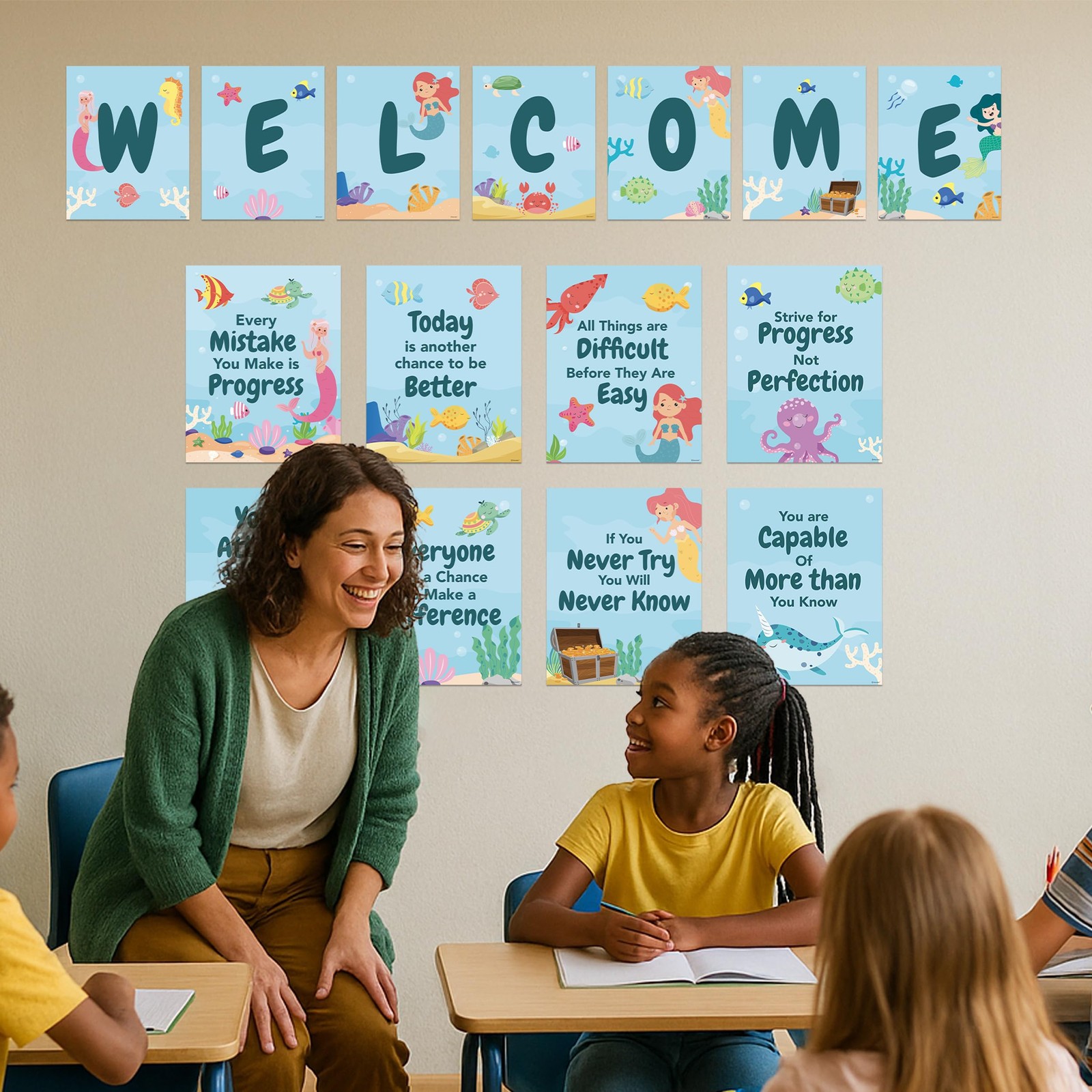 Decorably 15 Welcome Under the Sea Classroom Decorations