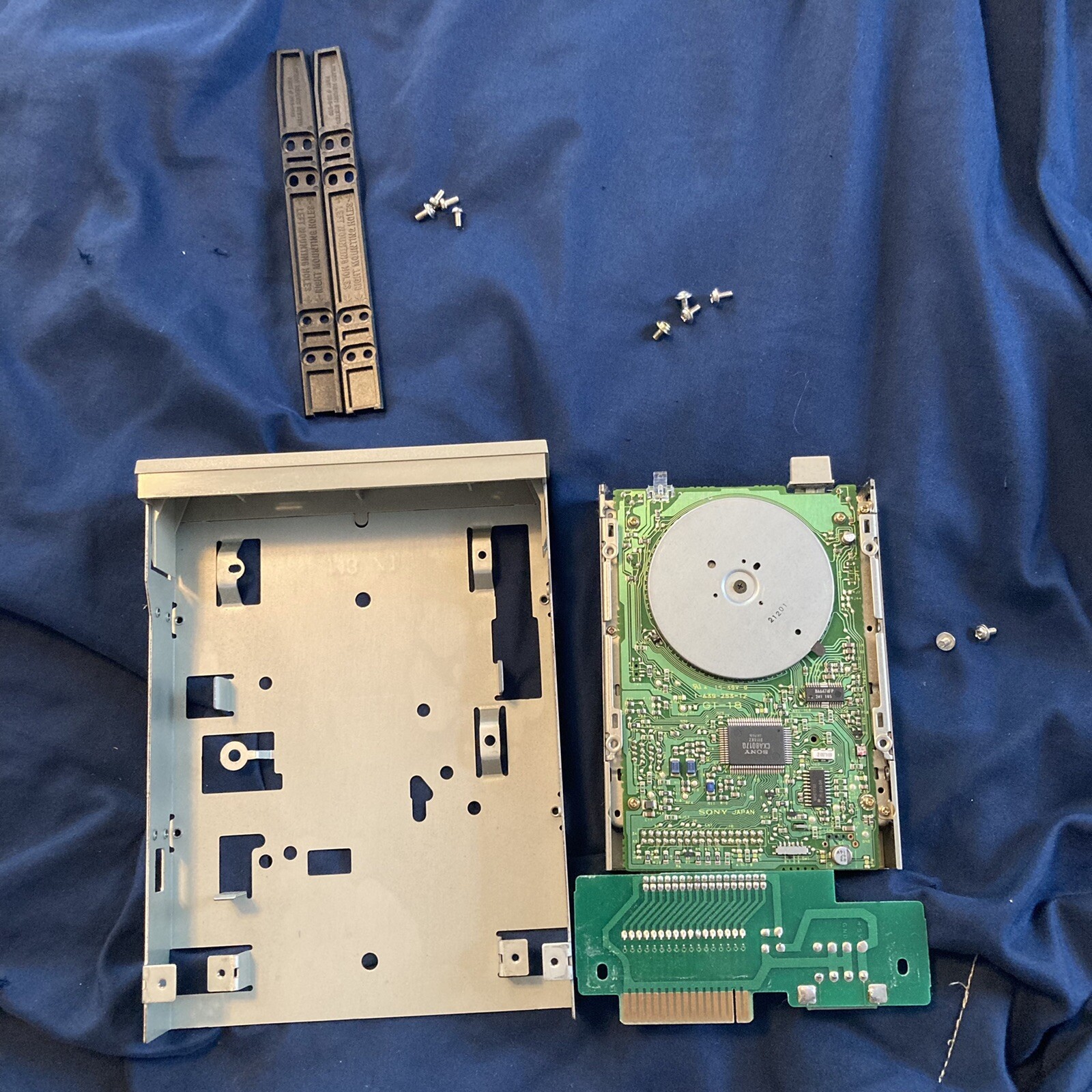 Sony Japan MPF120-K0 Micro Floppy Disk Drive w/ Ce-13 Board , is-39v-0 Complete?