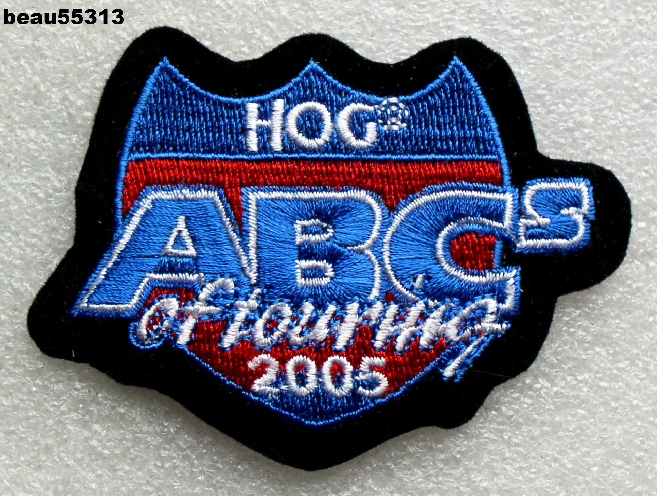 ⭐HARLEY DAVIDSON OWNERS GROUP HOG 2005 ABC TOURING VEST JACKET PATCH
