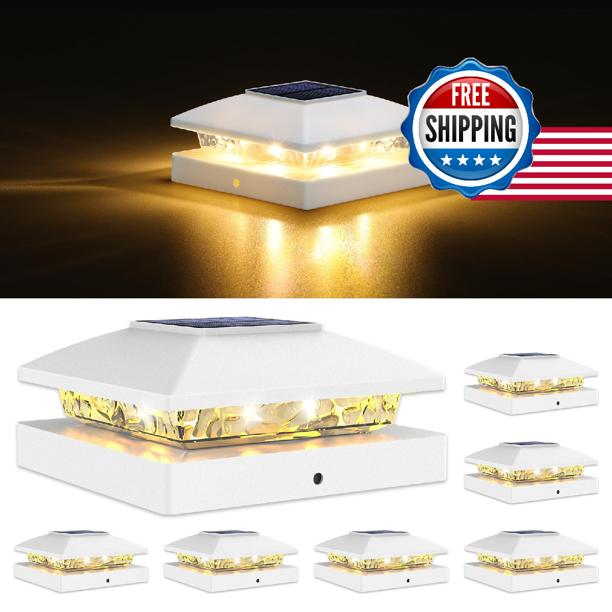 Volisun 4X4 Solar Cap Light - Outdoor Waterproof For