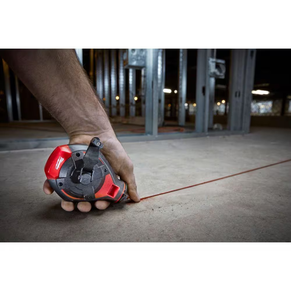 100 Ft. Bold Line Chalk Reel Kit with Red Chalk