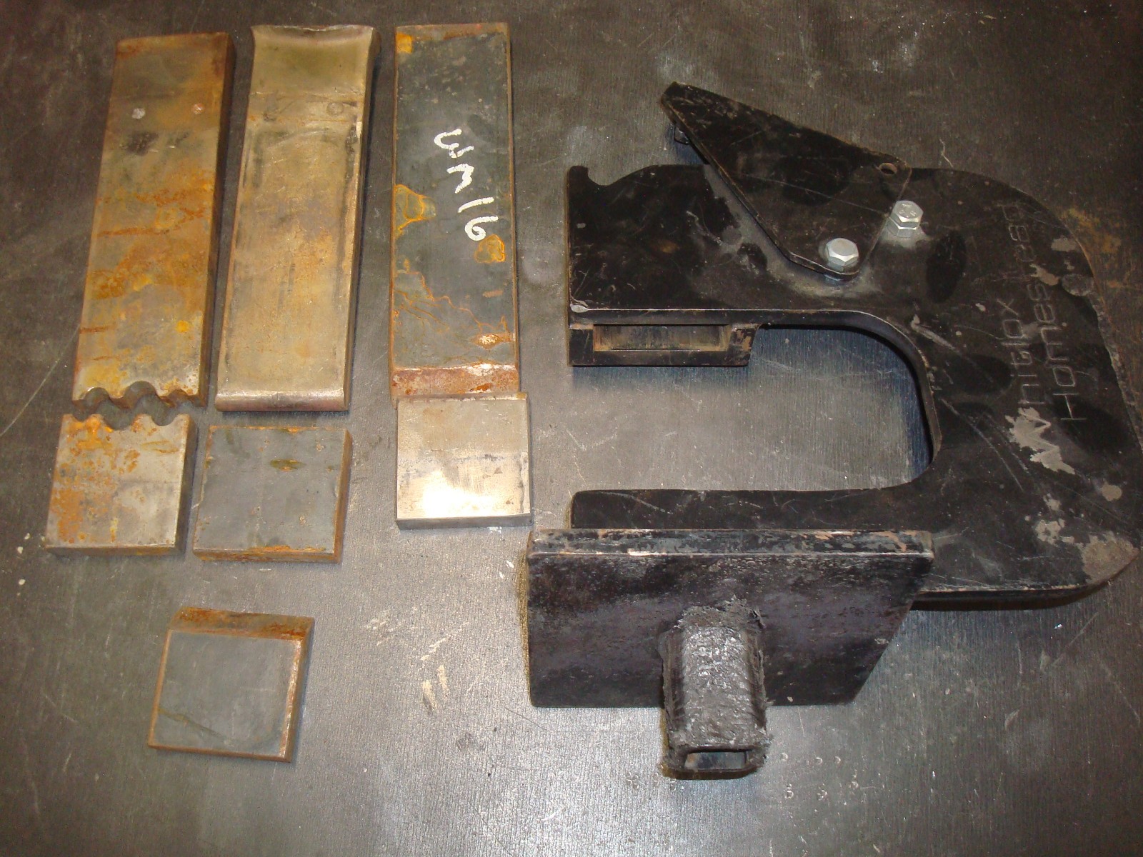 Whitlox Blacksmith Guillotine w/ Dies 1" Hardy Hole Free Shipping!