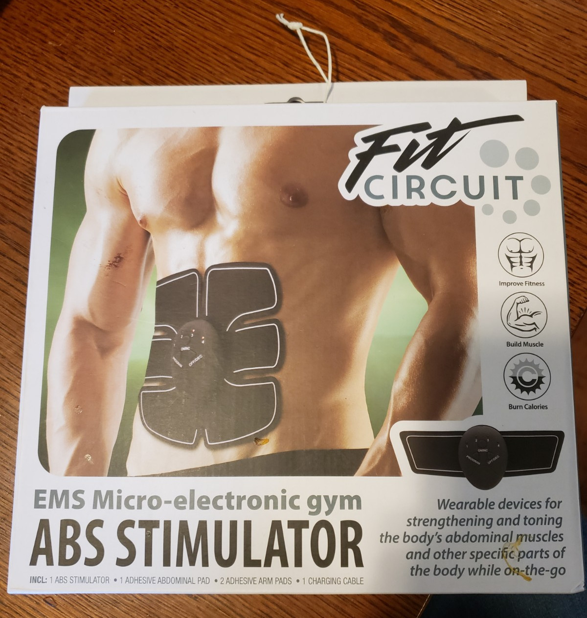EMS Fit Circuit Micro-Electronic Gym ABS Stimulator Fitness Wearable Toning