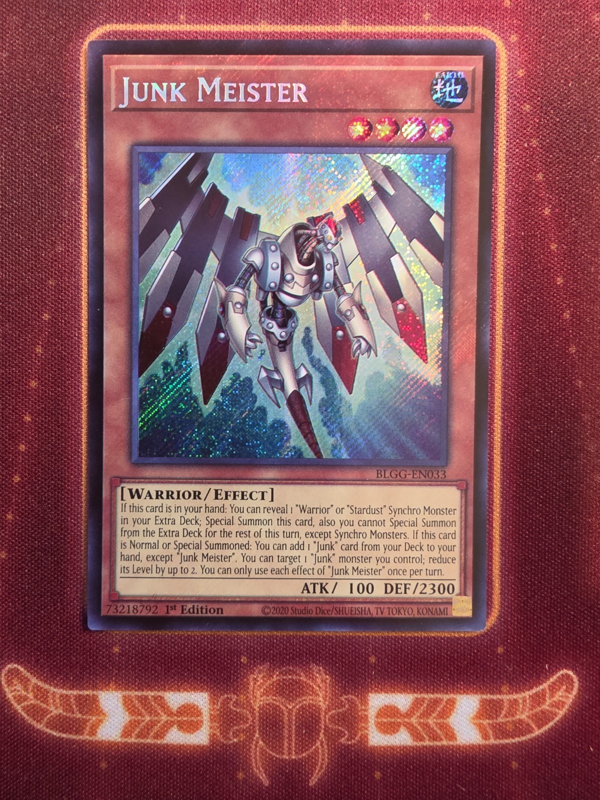 Junk Meister BLGG-EN033 Battles of Legend: Glorious Gallery 1st Edition