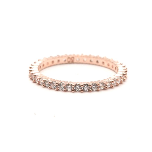 Swarovski Matrix Vittore Ring Circle-Cut Crystals on a Rose Gold Tone Setting 5