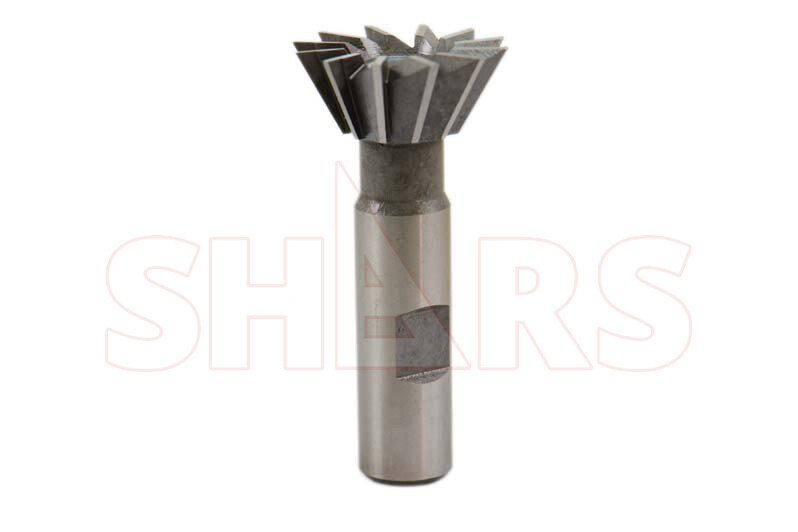 Shars 1-3/8" RH 60 Degree Weldon Shank HSS Dovetail Cutter 12 Teeth !}