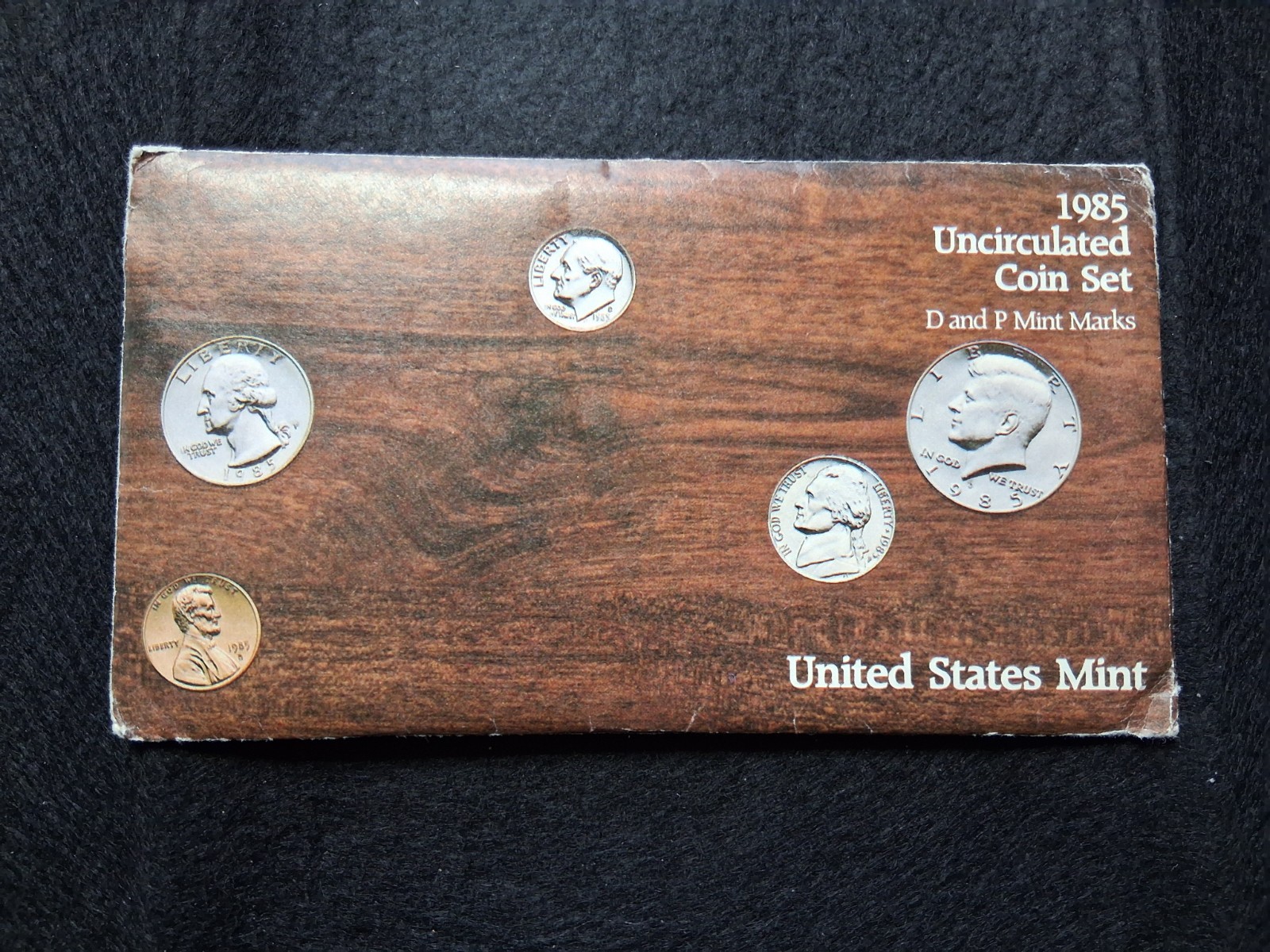 1985 US Mint Set P and D