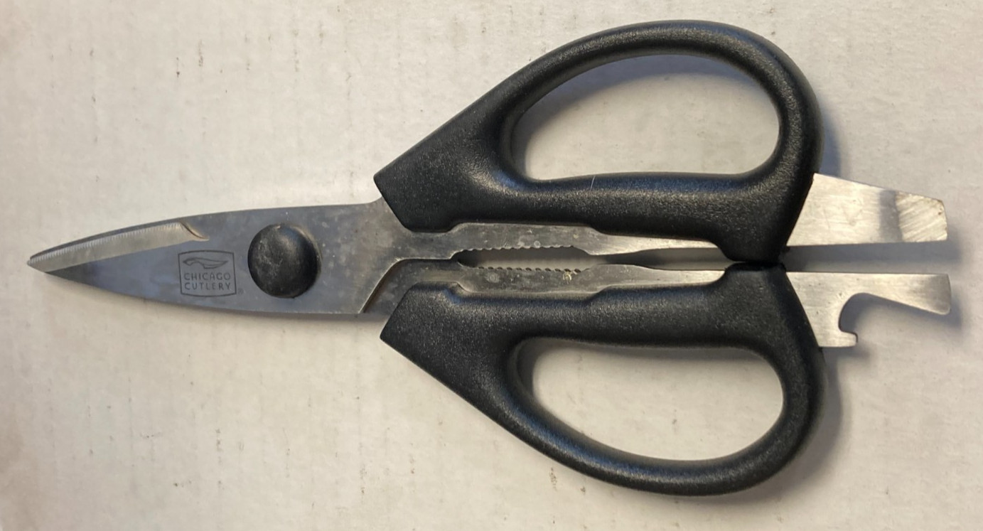 CHICAGO CUTLERY Kitchen SHEARS / SCISSORS, Ergonomic HEAVY DUTY, Stainless Steel