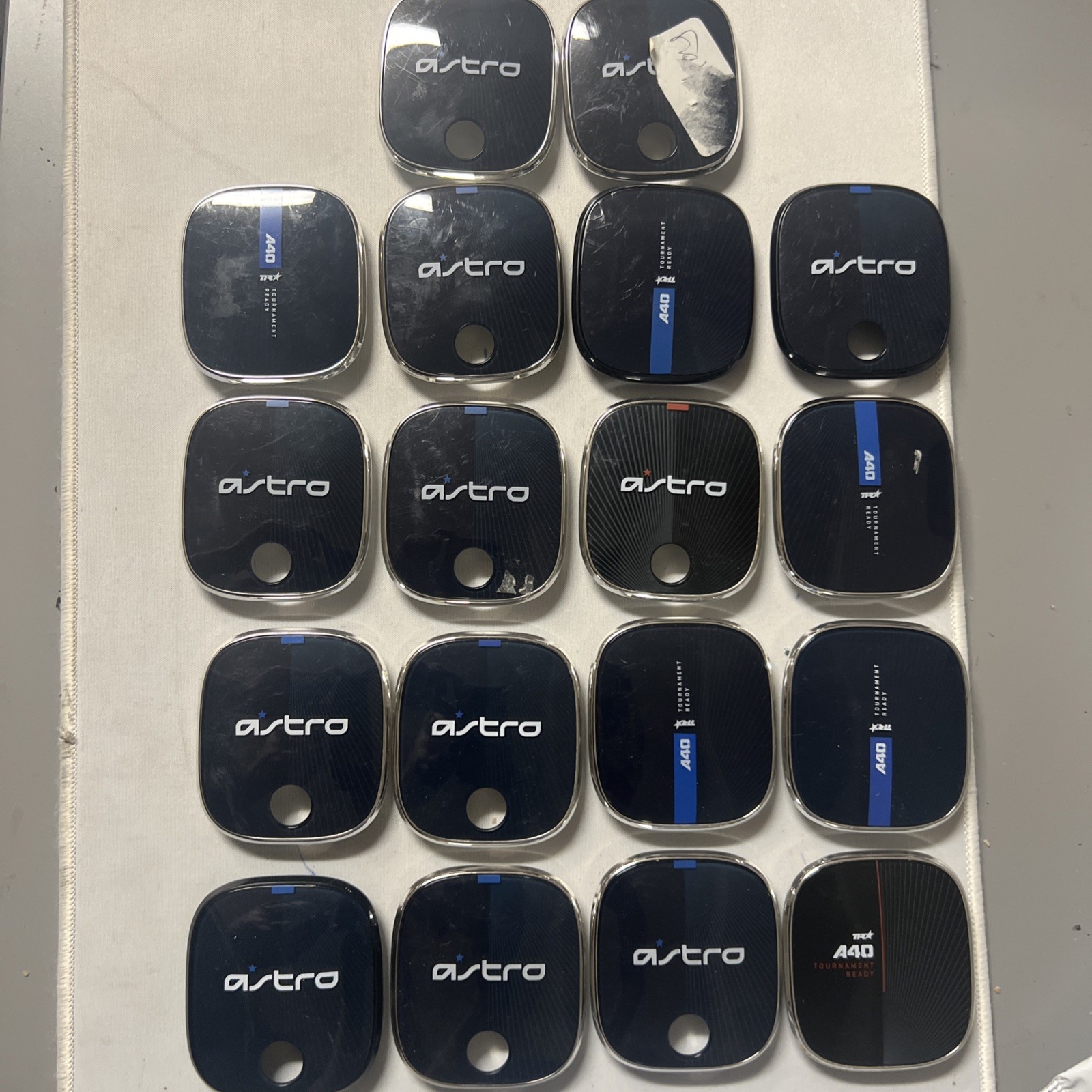 Lot Of 18 Astro Gaming A40 TR Headset Speaker Tags for Any A40 Model Black