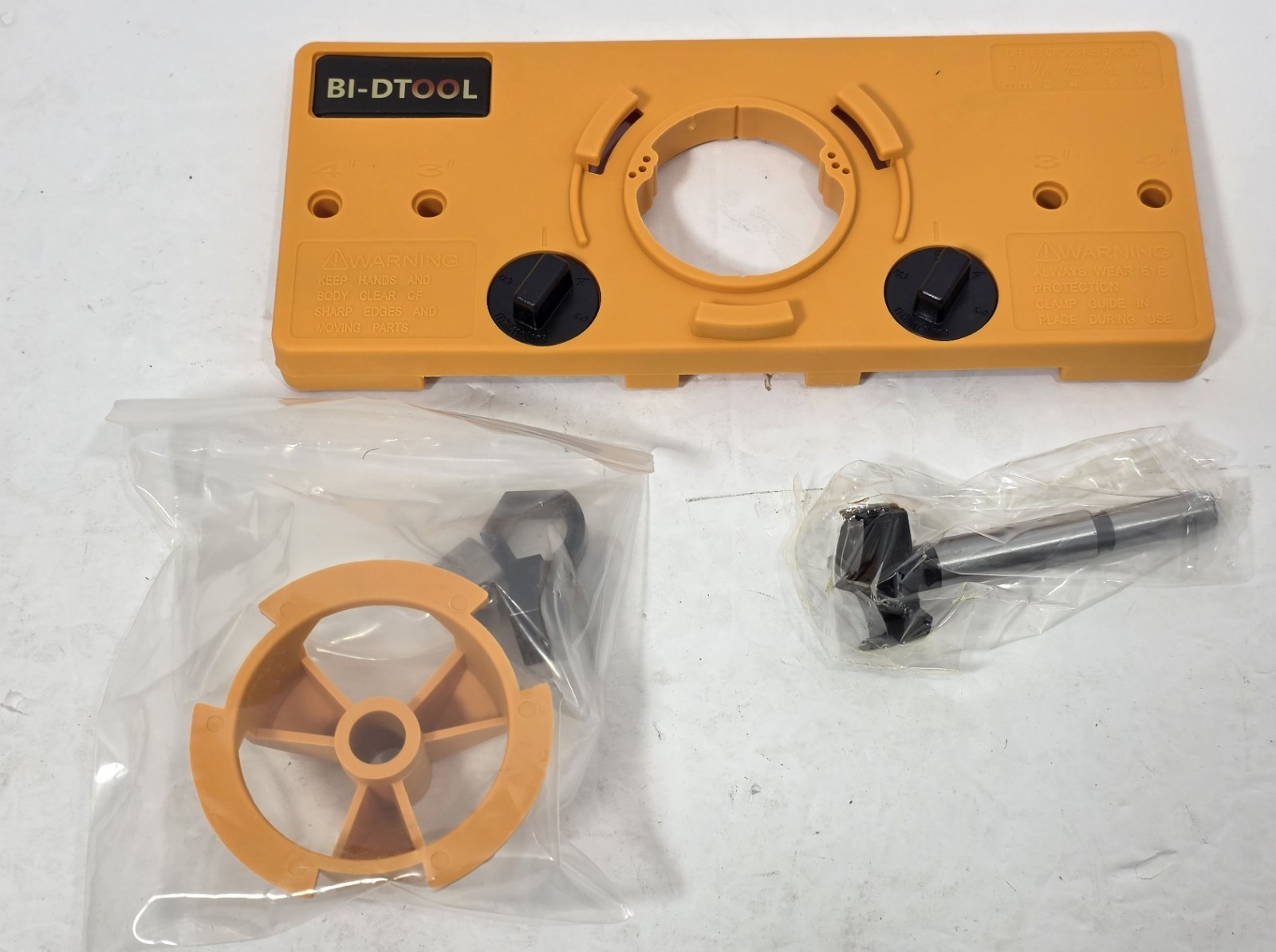 BI-DTOOL 35mm Hinge Jig Drill Guide Concealed Cabinet Door Installation Kit New