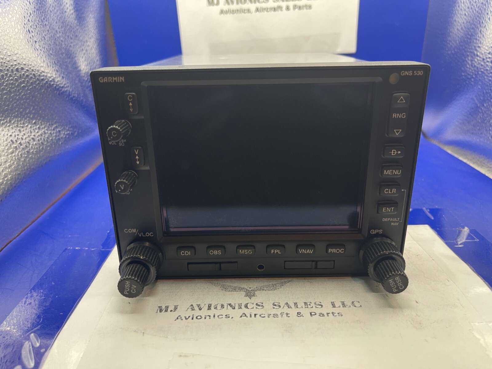 GARMIN GNS 530W WAAS GPS/NAV/COMM 14/28 VDC P/N 011-01064-00 WITH  FAA FORM 8130