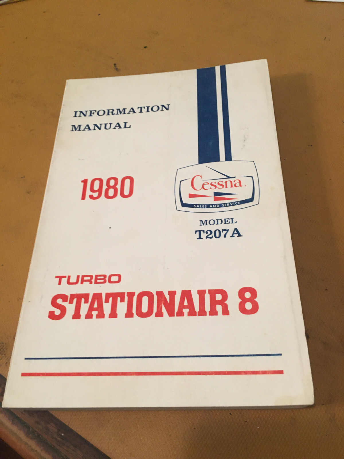 1980 Cessna T207A Turbo Stationair 8 Pilot's Information Manual