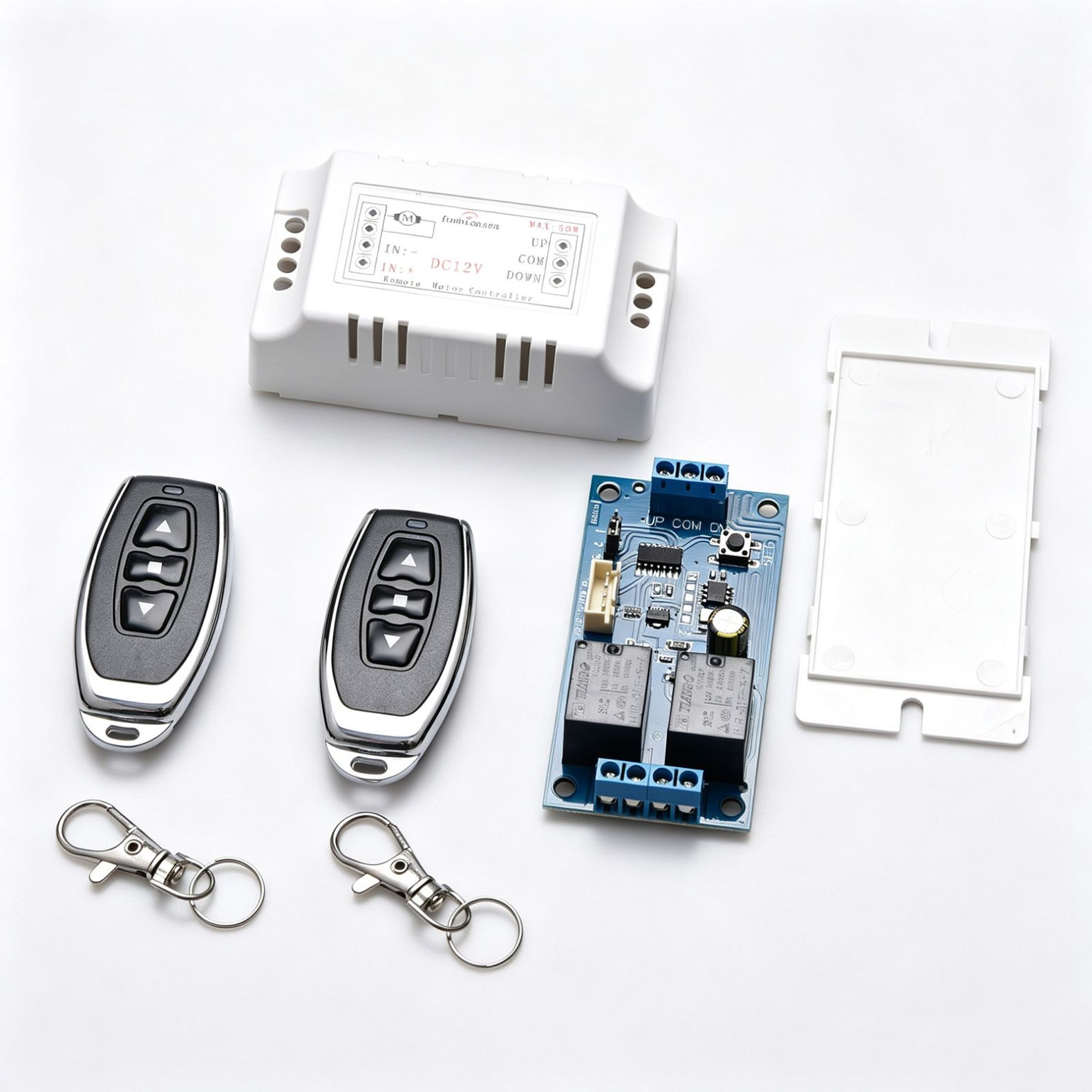 Universal Motor Wireless Remote 12V Switch 2 Channel RF433MHz Remote Control