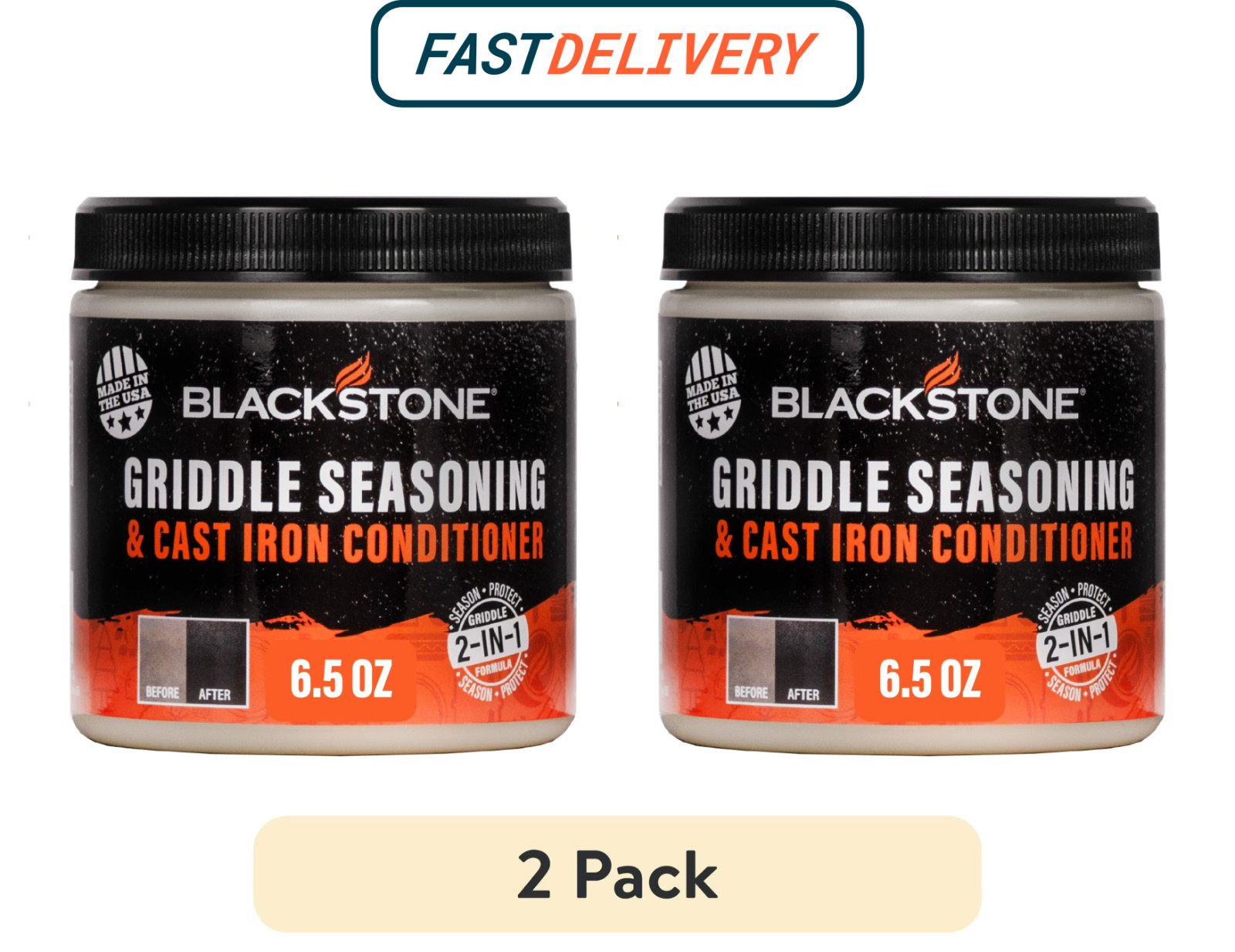Blackstone Griddle Seasoning And Cast Iron Conditioner Well Protected 2-in-1