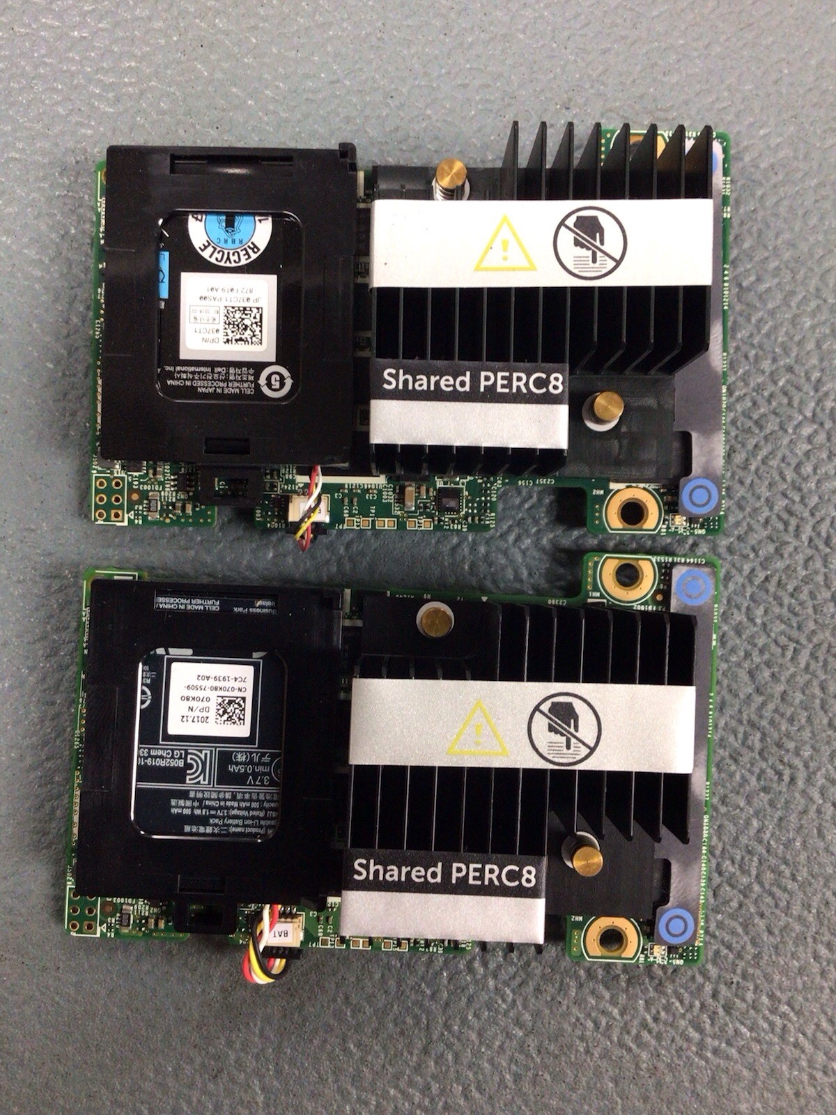 Lot of 2x Dell VRTX PERC8 H710P Mini SAS RAID Controller Card 0P3WV4 P3WV4
