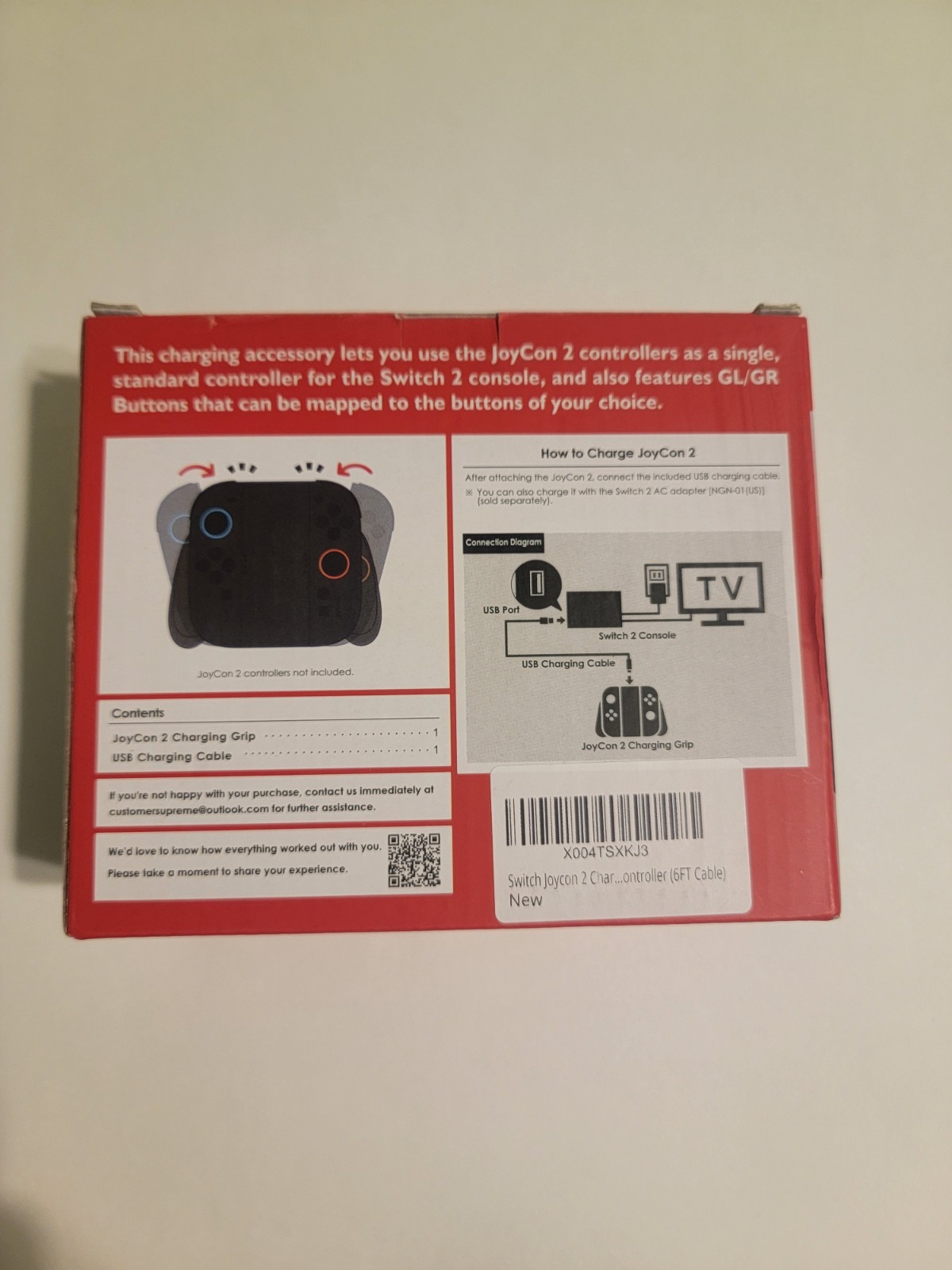 Switch 2 Joycon charging cradle handle NIB