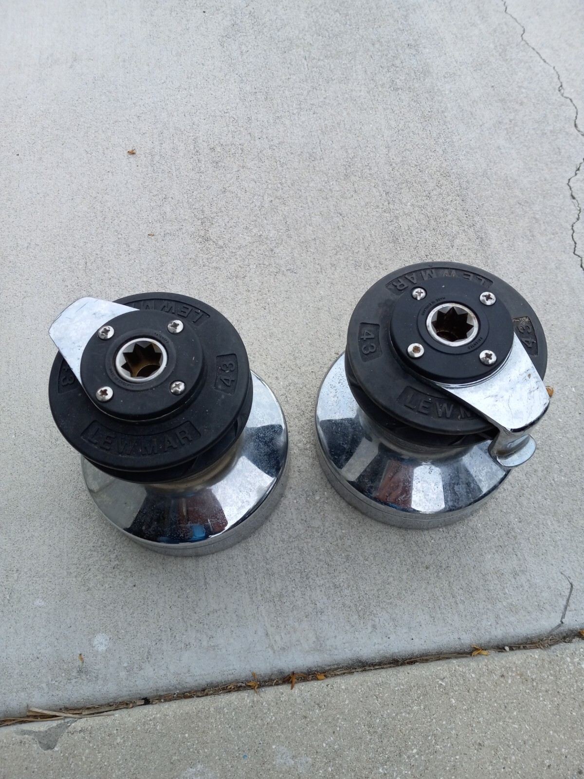 lewmar 43 self tailing winches