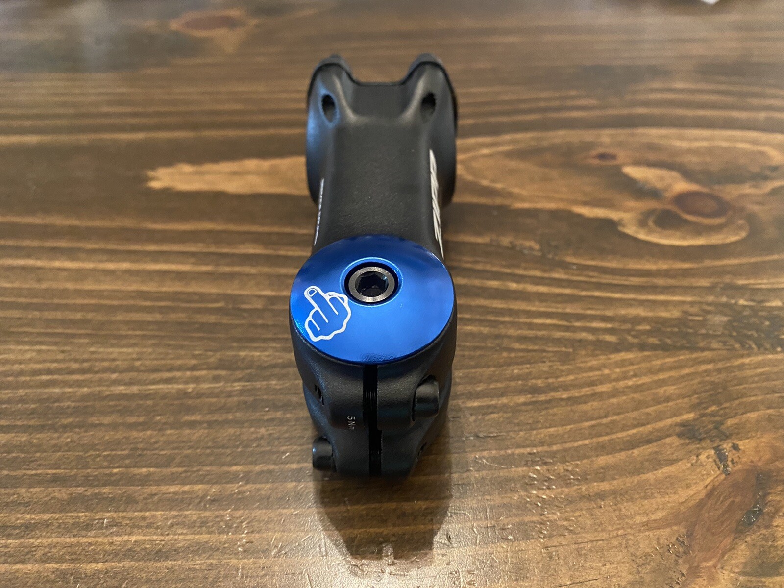 Flippin the bird- Threadless Bicycle Headset Stem Cap 1 1/8" Finger