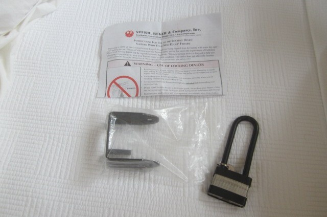 New Ruger Gun Lock - Pad Lock #5035 with Two Keys