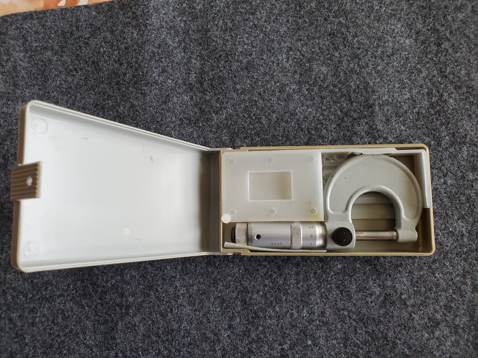 Vintage USSR 0-25mm micrometer