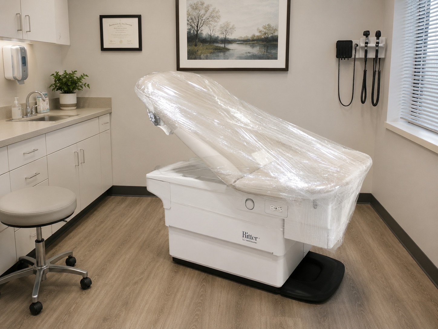 Midmark 224 Barrier-Free Power Examination  Table  with Foot Switch